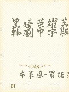 黑暗荣耀第二季韩剧中字版全集封面