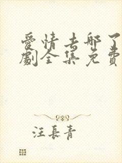 爱情去哪了电视剧全集免费观看封面