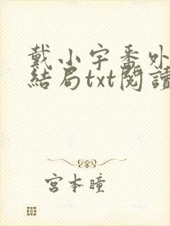 戴小宇番外篇大结局txt阅读封面
