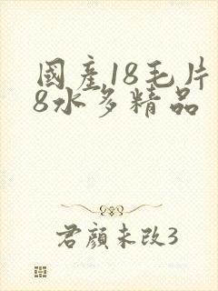 国产18毛片18水多精品