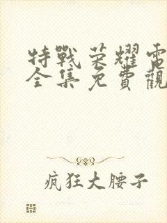 特战荣耀电视剧全集免费观看完整版