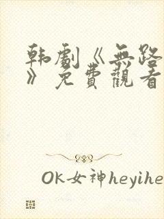 韩剧《无路可走》免费观看全集高清封面