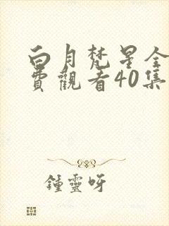 白月梵星全集免费观看40集封面