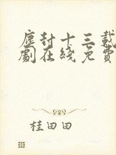 尘封十三载电视剧在线免费全集