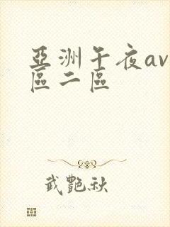 亚洲午夜av一区二区