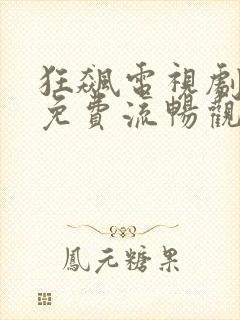 狂飙电视剧全集免费流畅观看封面