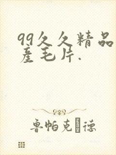 99久久精品国产毛片.