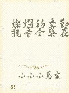 灿烂的季节免费观看全集在线播放