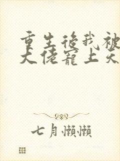 重生后我被病娇大佬宠上天的全部小说