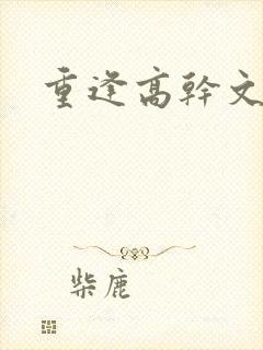 重逢高干文