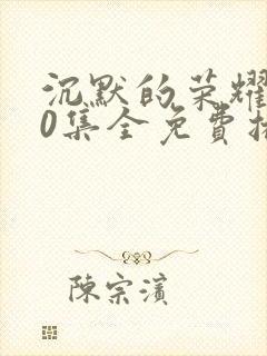 沉默的荣耀全40集全免费播放