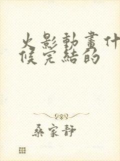 火影动画什么时候完结的