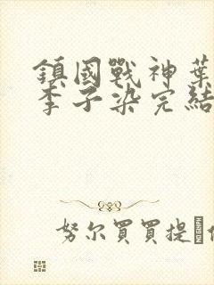 镇国战神叶君临李子染完结版封面