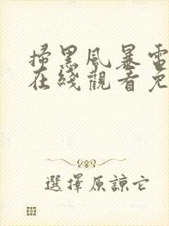 扫黑风暴电视剧在线观看免费25集