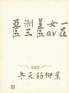 亚洲美女一区二区三区av在线