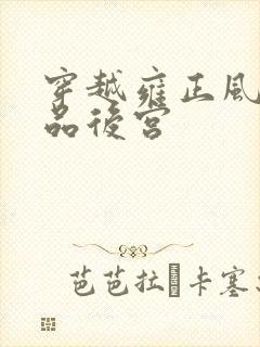 穿越雍正风流极品后宫