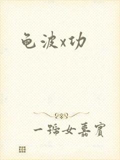 龟波x功封面