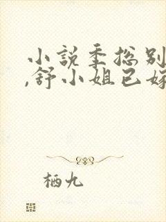 小说季总别虐了,舒小姐已嫁人阅读