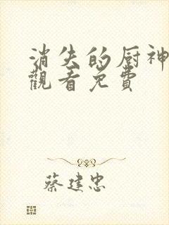 消失的厨神在线观看免费