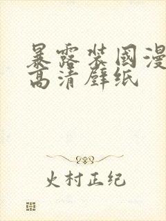 暴露装国漫女神高清壁纸
