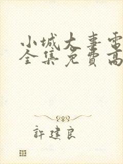 小城大事电视剧全集免费高清在线观看