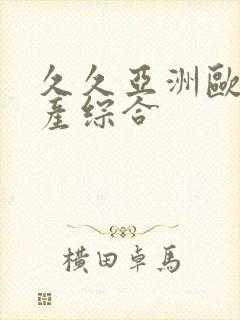 久久亚洲欧美国产综合