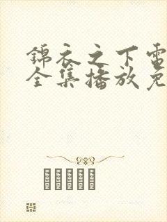 锦衣之下电视剧全集播放免费