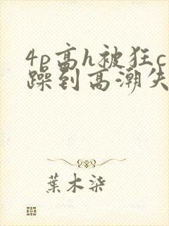 4p高h被狂c躁到高潮失禁