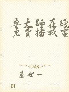 鲁大师在线观看免费播放电视剧软件