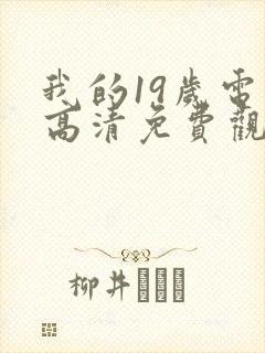 我的19岁电影高清免费观看封面