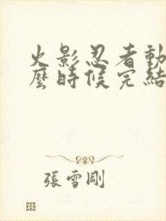 火影忍者动漫什么时候完结
