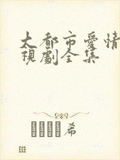 大都市爱情法电视剧全集