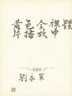 黄色全裸体一级片播放中
