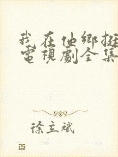 我在他乡挺好的电视剧全集封面