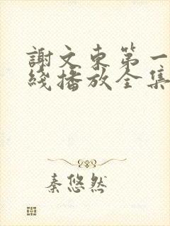 谢文东第一季在线播放全集免费观看