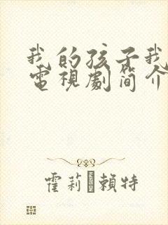 我的孩子我的家电视剧简介封面