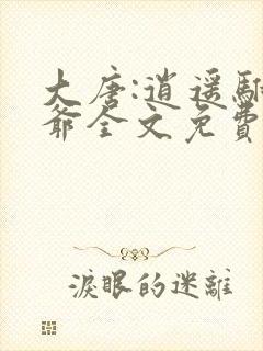 大唐:逍遥驸马爷全文免费