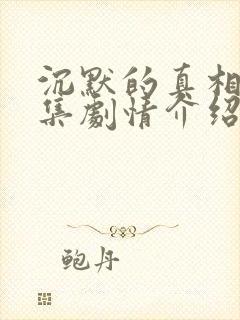 沉默的真相第一集剧情介绍封面