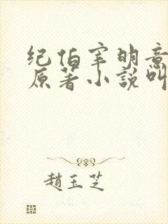 纪伯宰明意洞房原著小说叫什么