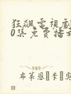 狂飙电视剧第40集免费播放