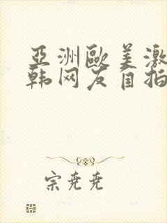 亚洲欧美激情日韩网友自拍在线