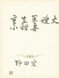 重生军嫂大首长小甜妻