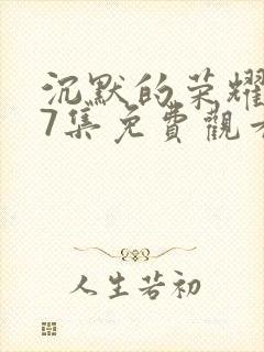 沉默的荣耀第27集免费观看