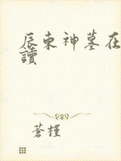 辰东神墓在线阅读