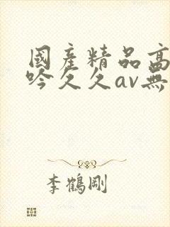 国产精品高潮呻吟久久av无
