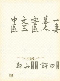 中文字幕一区二区三区人妻少妇在线