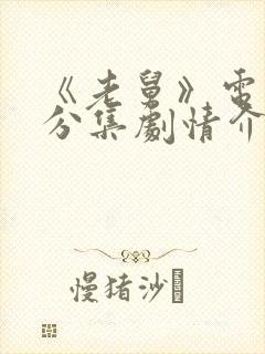 《老舅》电视剧分集剧情介绍封面