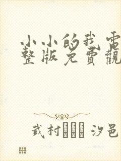 小小的我电影完整版免费观看高清封面