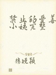 禁止的爱善良的小姨完整封面