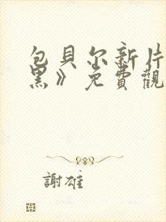 包贝尔新片《打黑》免费观看封面